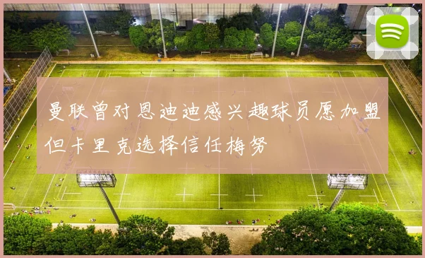 曼联曾对恩迪迪感兴趣球员愿加盟但卡里克选择信任梅努