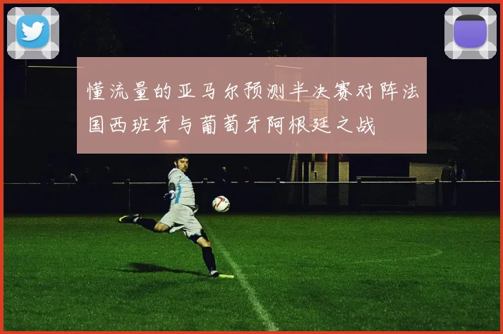 懂流量的亚马尔预测半决赛对阵法国西班牙与葡萄牙阿根廷之战